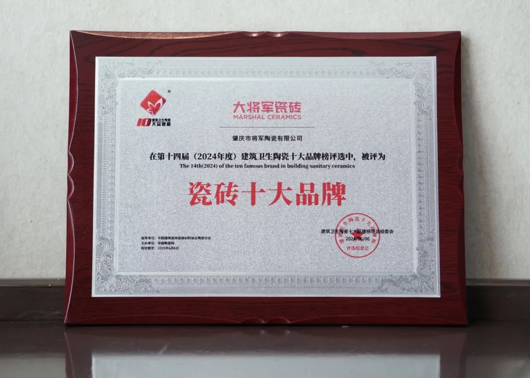 品牌標桿，綻耀不凡 ！恭喜大將軍瓷磚榮膺 “陶瓷一線(xiàn)品牌”、 “瓷磚十大品牌”兩大獎項(圖8)